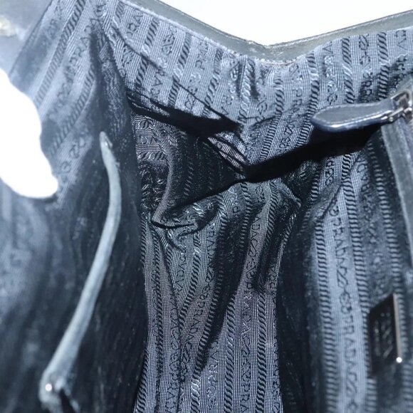 PRADA Shoulder Bag Nylon Black Auth SW793 - Picture 12 of 16